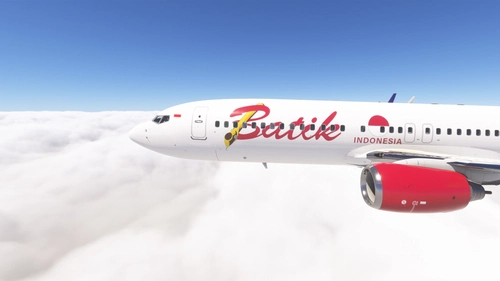 PMDG 737-800 w/ cabin Batik Air (PK-BGG)
