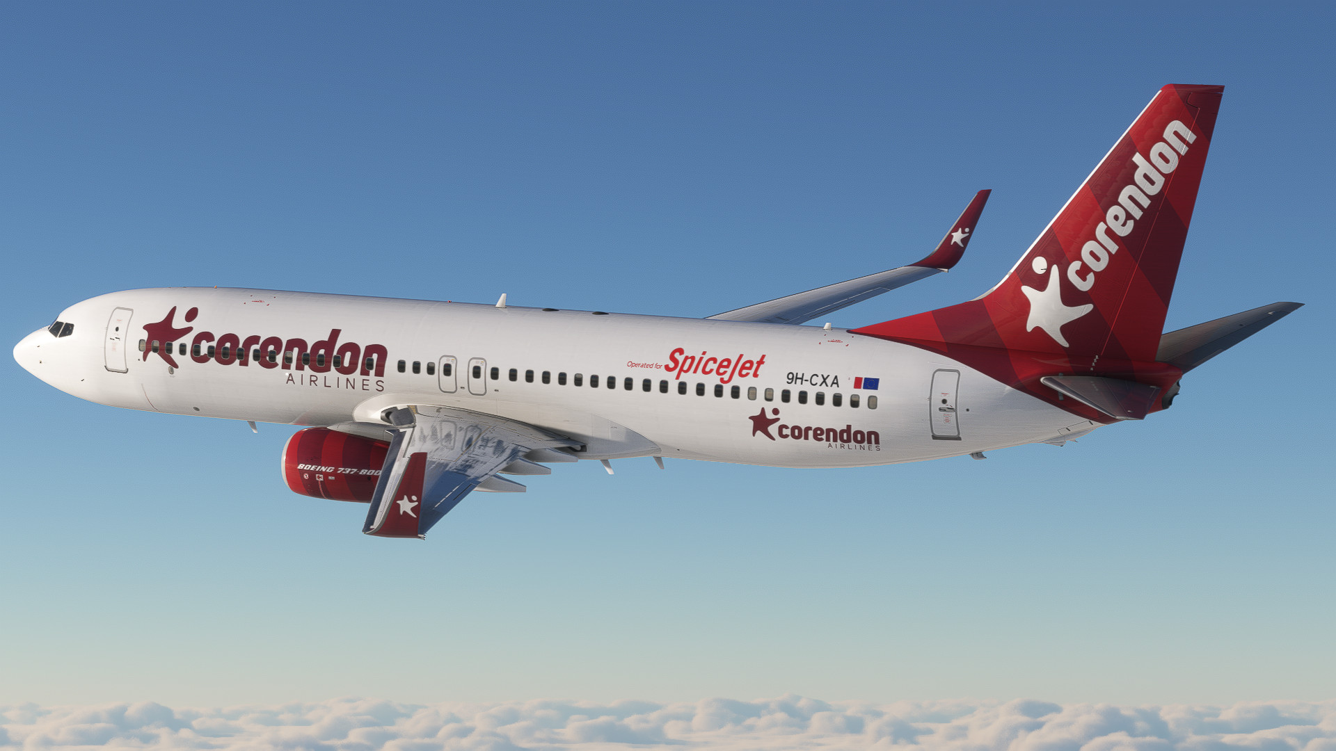 トモリン Corendon Airlines [Package] w/Cabin PMDG 737-800 - Aircraft