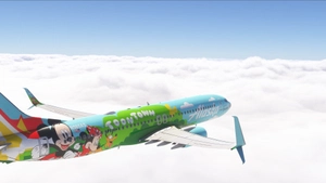 PMDG 737-800 w/ cabin Alaska Airlines Disney Resort - Toontown (N565AS) thumbnail 6