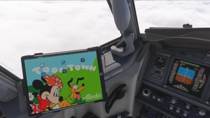 PMDG 737-800 w/ cabin Alaska Airlines Disney Resort - Toontown (N565AS) thumbnail 7
