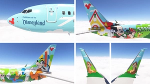 PMDG 737-800 w/ cabin Alaska Airlines Disney Resort - Toontown (N565AS) thumbnail 9
