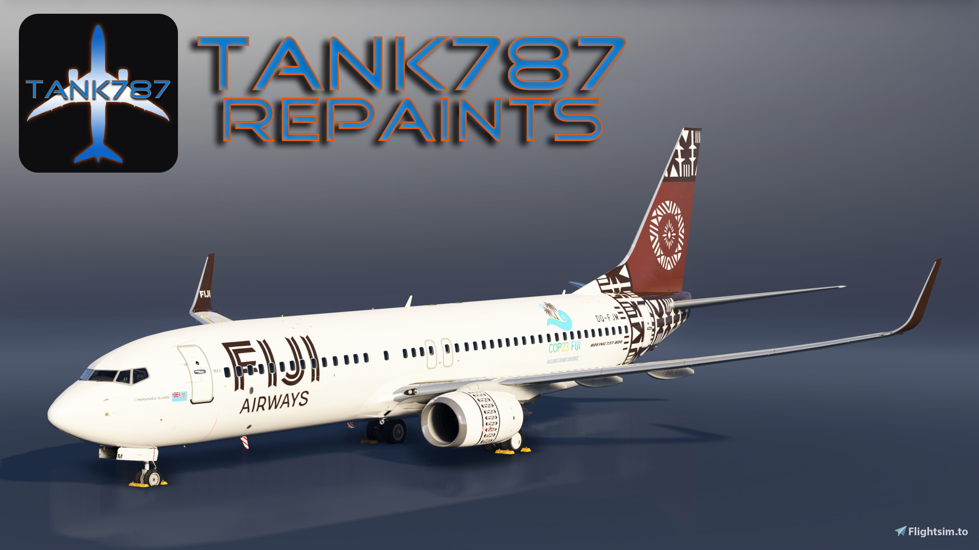 PMDG 737-800 Fiji Airways - DQ-FJM COP23 Livery - Image 1