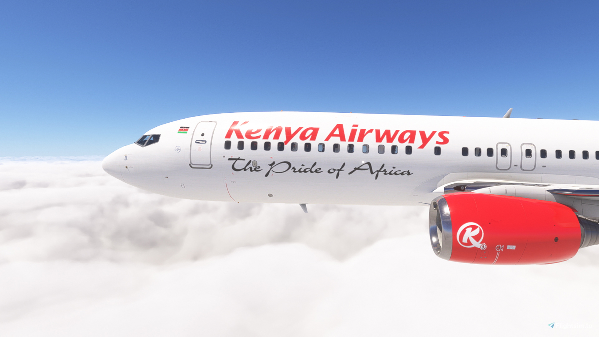 PMDG 737-800 Kenya Airways (5Y-CYB) - Image 1