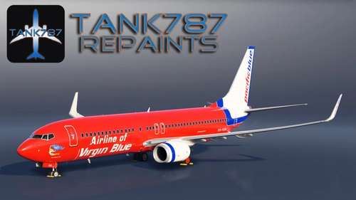 PMDG 737-800 Pacific Blue - VH-VUM