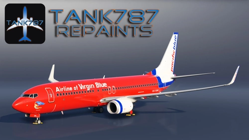 PMDG 737-800 Pacific Blue - VH-VUN