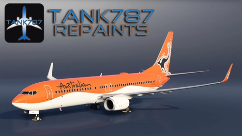 PMDG 737-800 Qantas - VH-XZC (Australian Airlines 00s Fictional)