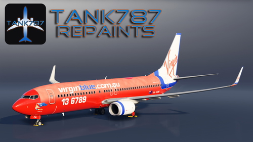PMDG 737-800 Virgin Blue - VH-VON (Faded)