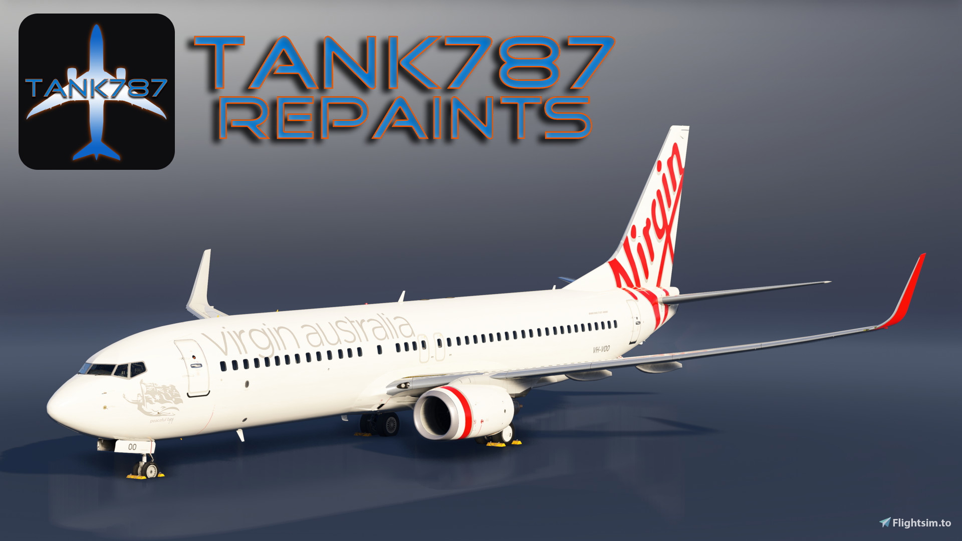 PMDG 737-800 Virgin Australia - VH-VOO - Image 1