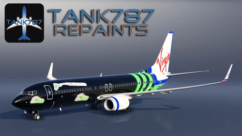 PMDG 737-800 Virgin Blue - VH-VOI Gillette Jet