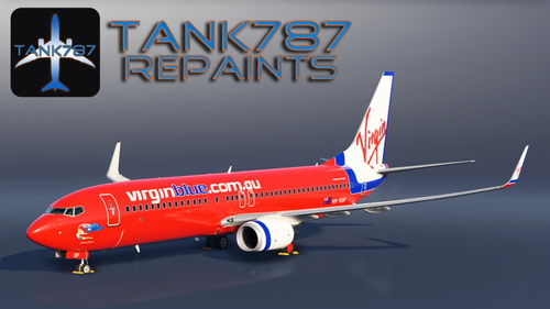 PMDG 737-800 Virgin Blue - VH-VUF