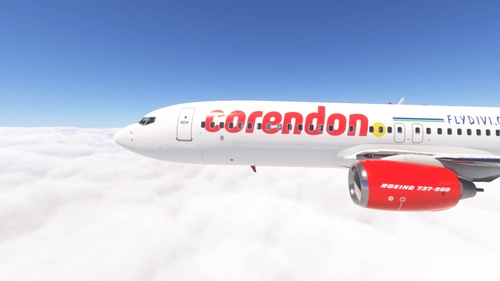 PMDG 737-800 w/ cabin Dutch Corendon - Divi Divi Air (PH-CDH)