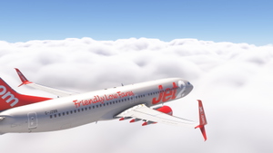 PMDG 737-800 w/ cabin Jet2 - G-JZ* silver fleet thumbnail 6