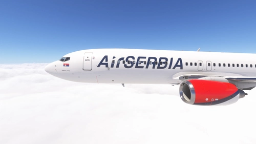 PMDG 737-800BBJ2 Air Serbia - Nikola Tesla (YU-ARB)
