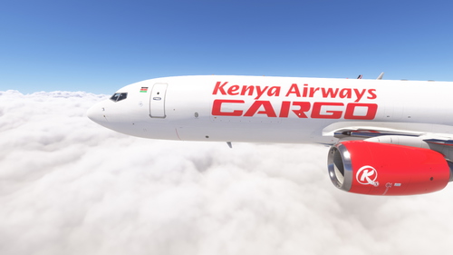 PMDG 737-800BCF Kenya Airways Cargo (5Y-KCA)