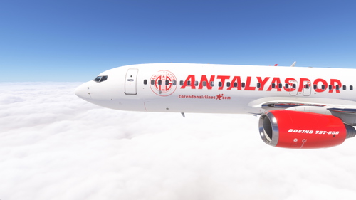 PMDG 737-800 w/ cabin Corendon Airlines - Antalyaspor (TC-TJY)