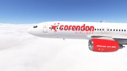 PMDG 737-800 w/ cabin Corendon Airlines - Eurovision Song Contest 2020 (TC-COH)
