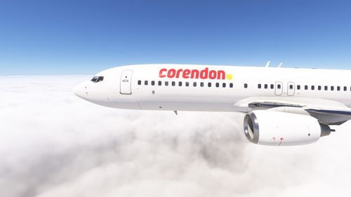 PMDG 737-800 w/ cabin Dutch Corendon Airlines op AirExplore (OM-HEX)