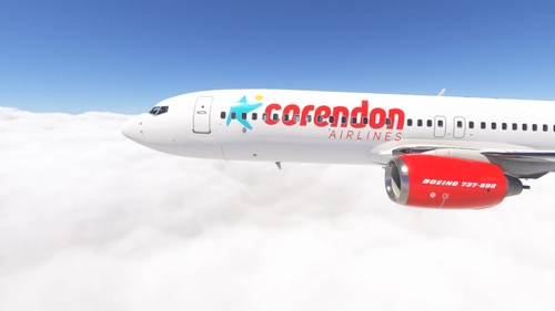 PMDG 737-800 w/ cabin Corendon Airlines (TC-TJS)