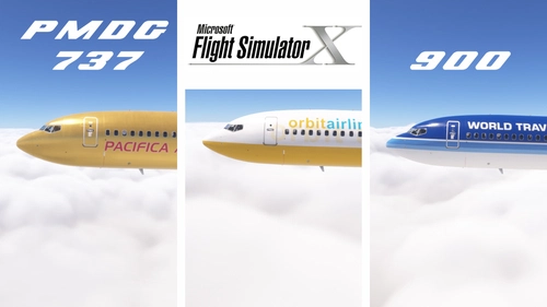 PMDG 737-900(ER) FSX  Pack  - Orbit, Pacifica, World Travel