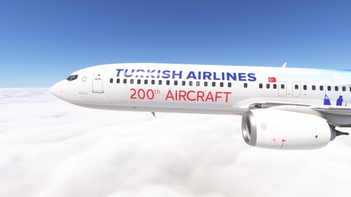 PMDG 737-900ER w/ cabin Turkish Airlines - 200th Aircraft (TC-JYI)