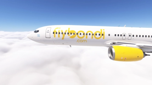 PMDG 737-900 w/ cabin Flybondi (LV-HQY)