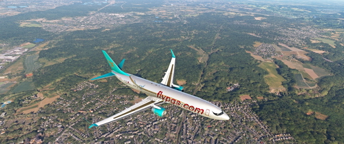 PMDG 737-900ER Pegasus White (fictional)