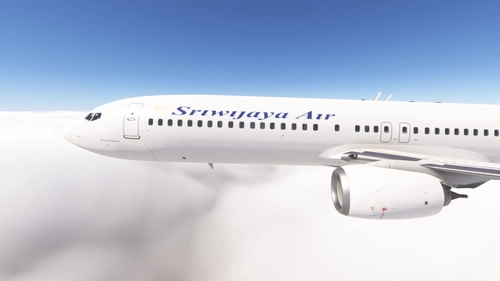 PMDG 737-900ER w/ cabin Sriwijaya Air (PK-CMO and PK-CMP)