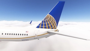 PMDG 737-900ER w/ cabin United Airlines  - Golden Wave (N37502 & N37508) thumbnail 2