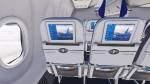 PMDG 737-900ER w/ cabin United Airlines  - Golden Wave (N37502 & N37508) thumbnail 13