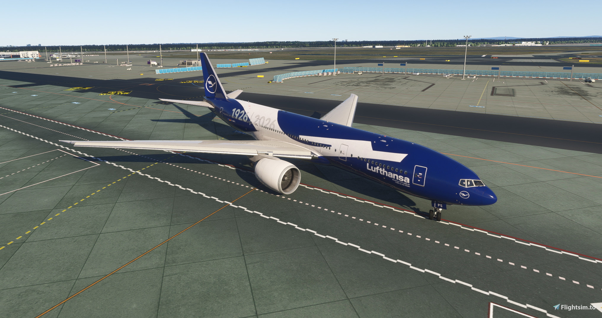 PMDG 777-200LR - Lufthansa 100 Yrs - Aircraft Liveries for MSFS