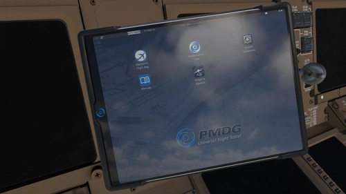 PMDG 777-200LR Hidden Tablet Hand