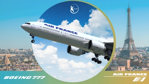 PMDG 777-300ER Air France 1990 Livery 8K