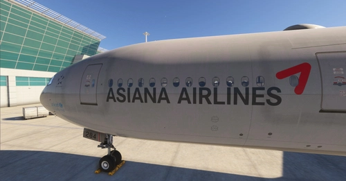 PMDG 777-300ER Asiana airlines (HL8284) w/cabin (4K)