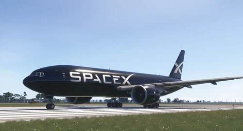 PMDG 777-300F SpaceX