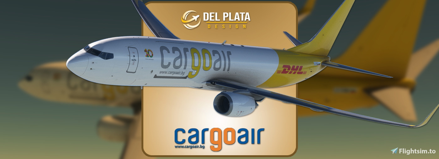 PMDG B737-800BCF | CARGO AIR DHL | LZ-CGB - Image 1
