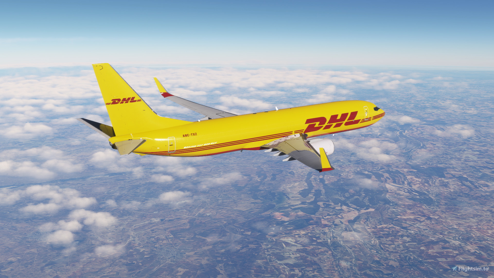 PMDG B737-800BCF | DHL Aviation | A9C-TXZ for Microsoft Flight