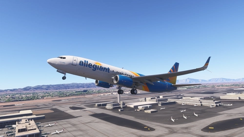 PMDG Boeing 737-800 | Allegiant Air | Fictional (MAX 8 livery)