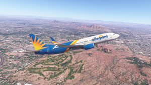 PMDG Boeing 737-800 | Allegiant Air | Fictional (MAX 8 livery) thumbnail 3