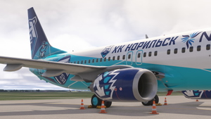 PMDG Boeing 737-800 NordStar RA-73255 HC "Norilsk" thumbnail 3