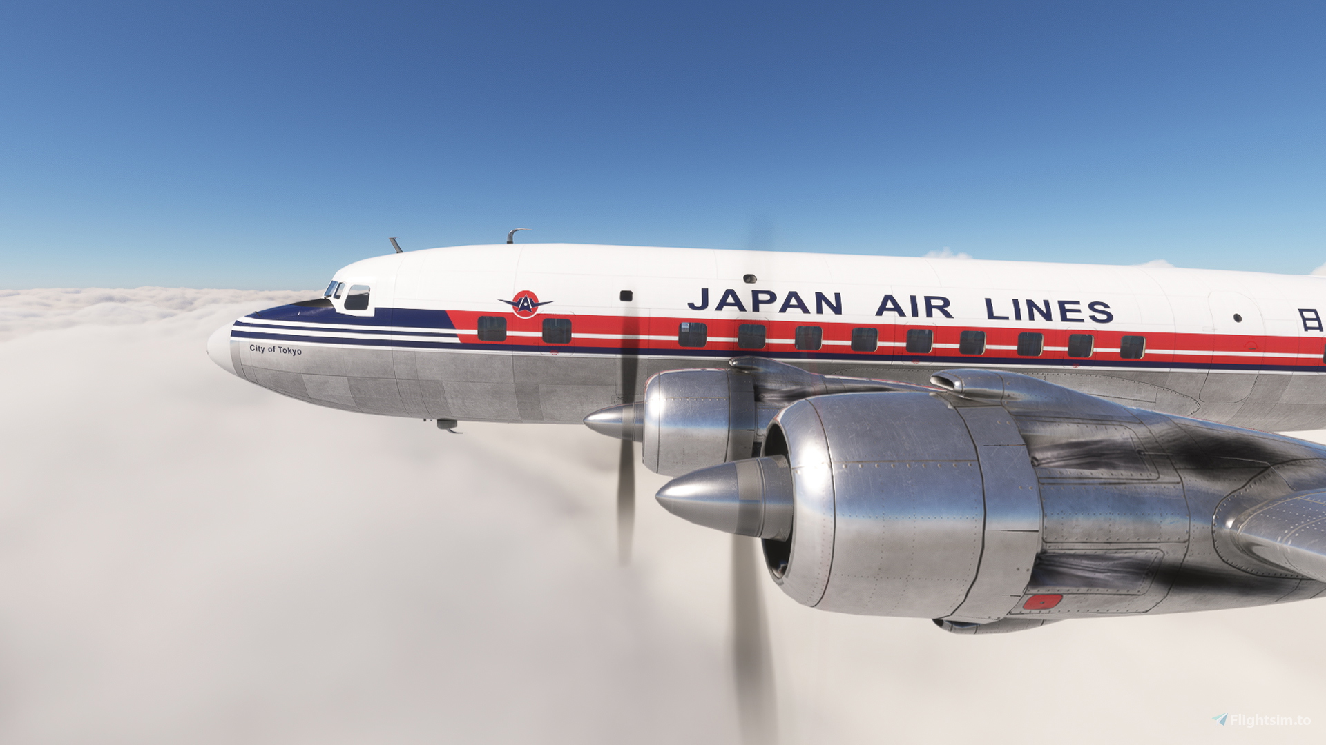 PMDG DC-6 Japan Air Lines (JA6201) for Microsoft Flight Simulator