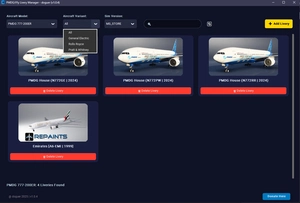 PMDG / iFly  Livery Manager and Installer  by doguer thumbnail 1