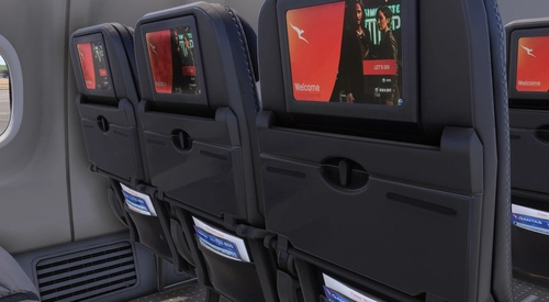 PMDG 737-800 | Qantas  Cabin Textures