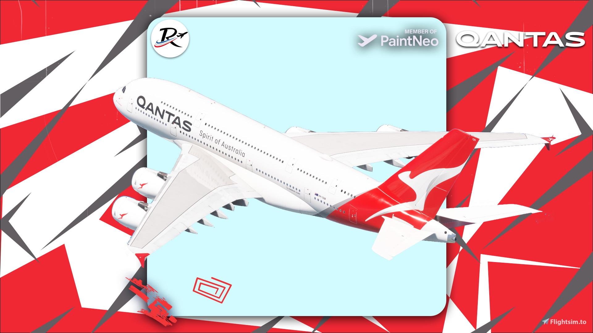 Qantas VH-OQB Flybywire A380 [raimbotrax][8K] - Image 1