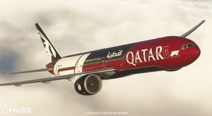 Qatar Airways A7-BEG [FORMULA 1] | PMDG 777-300ER thumbnail 11