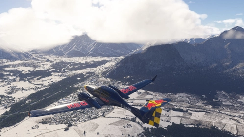 Cows DA42 - RedBull Livery with Dynamic Registry