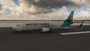 PMDG Boeing 737-800 (BCF) | WestJet Cargo C-FAWJ thumbnail 2