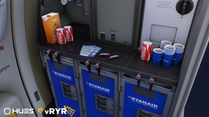 Ryanair Pack w/3D Cabin | PMDG B738 thumbnail 12
