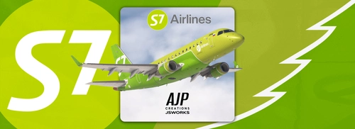 S7 Airlines w/Cabin - RA-02869 - FSS Embraer E170