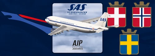 SAS Scandinavian Airlines System - OY-KAA - Inibuilds A300-600R (Premium)