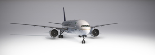 Saudi Arabian Airlines Boeing 777-F (HZ-AK74) – Real-World SimBrief Airframe